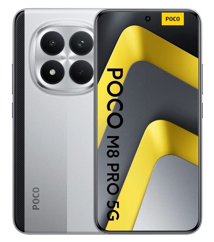 смартфон pocophone m8 pro 12/512gb серебро (silver) смартфон pocophone m8 pro 12/512gb серебро (silver)