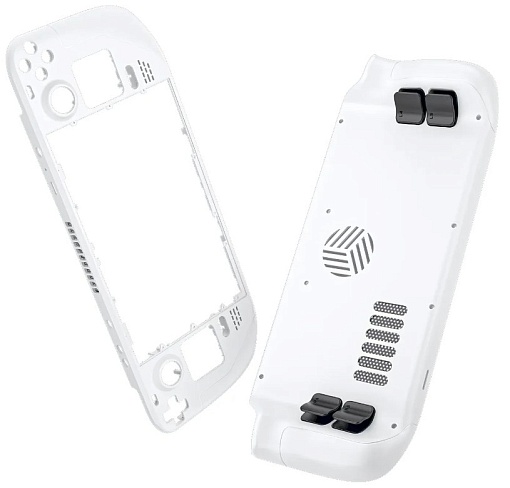 передняя панель jsaux transparent front cover/backplate для steam deck