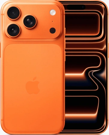 смартфон apple iphone 17 pro, 256 гб, cosmic orange (nano-sim + esim)