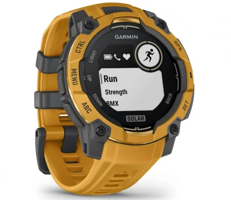 умные часы watch garmin instinct 3 50 solar sunburst with sunburst/gray silicone