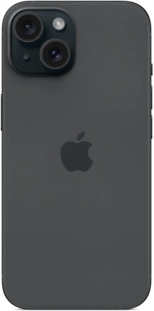 смартфон apple iphone 15 256 гб, black (nano-sim + esim)