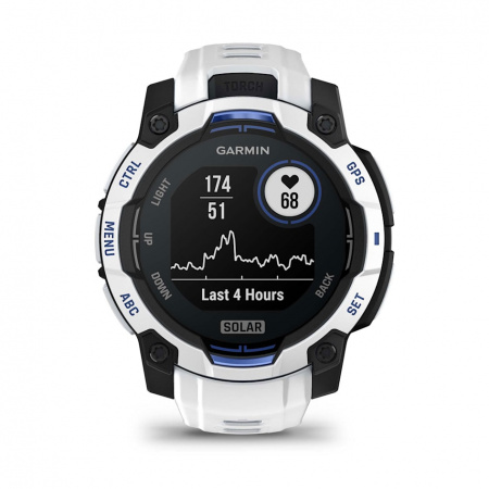 умные часы watch garmin instinct 3 50 solar whitestone with black/bolt blue band 010-02935-03 умные часы watch garmin instinct 3 50 solar whitestone with black/bolt blue band 010-02935-03
