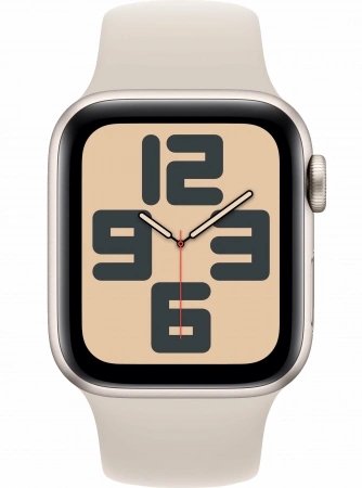 умные часы apple watch se 2 (2024) 44 s/m starlight sport band