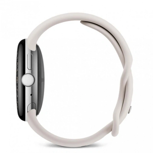 pixel watch 4 45 wi-fi polished silver/porcelain active band