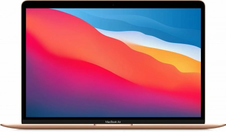 ноутбук apple macbook air 13 m1 8/256гб, gold (mgnd3)
