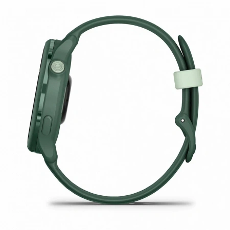 умные часы watch garmin vivoactive 6 metallic jasper green with jasper green silicone 010-02985-02