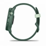 умные часы watch garmin vivoactive 6 metallic jasper green with jasper green silicone 010-02985-02