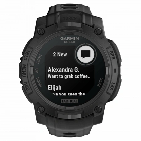 умные часы watch garmin instinct 3 50 tactical amoled edition black/black 010-03020-50