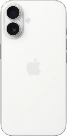 смартфон apple iphone 16 128 гб, white (nano-sim + esim)