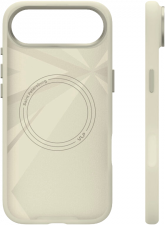 Чехол защитный VLP Aster Pro Case с MagSafe для iPhone 17 Air, белый