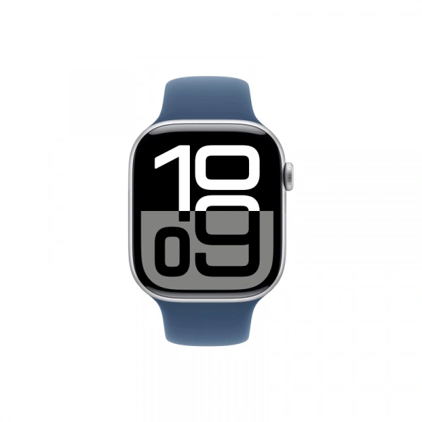 умные часы apple watch s10 46 mm silver aluminum case sport band m/l