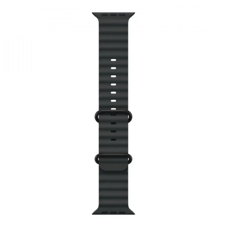 умные часы apple watch ultra 2 (2024)  49 black titanium case with black ocean band