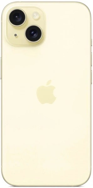 смартфон apple iphone 15 plus 128 гб, yellow (nano-sim + nano-sim)