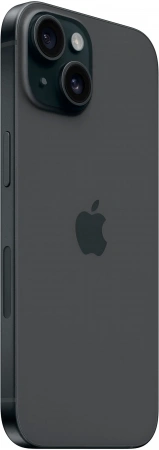 смартфон apple iphone 15 256 гб, black (nano-sim + esim)