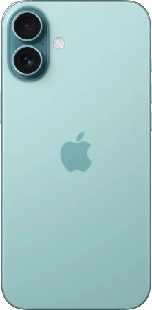 смартфон apple iphone 16 plus 128 гб, teal (esim)