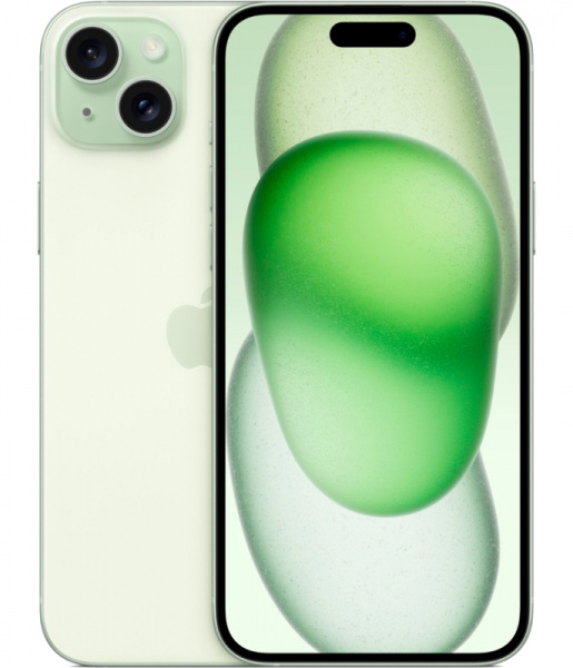 смартфон apple iphone 15 plus 256 гб, green (nano-sim + esim)
