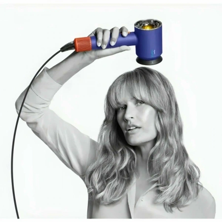 фен dyson hd16 supersonic nural vinca blue/topaz orange