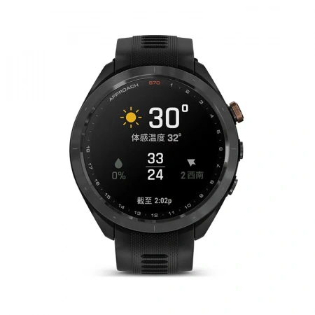 умные часы watch garmin approach s70 47 black copper 010-02746-75