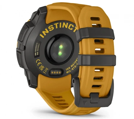 умные часы watch garmin instinct 3 50 solar sunburst with sunburst/gray silicone