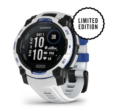 умные часы watch garmin instinct 3 50 solar whitestone with black/bolt blue band 010-02935-03 умные часы watch garmin instinct 3 50 solar whitestone with black/bolt blue band 010-02935-03