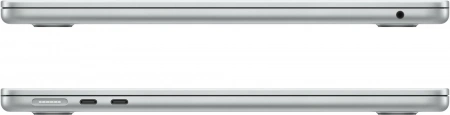ноутбук apple macbook air 13 m2 16/256гб, silver (mc7v4)