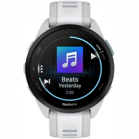 умные часы watch garmin forerunner 165 mist grey/whitestone 010-02863-21