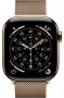умные часы apple watch s11 42mm gold titanium case with milanese loop gold