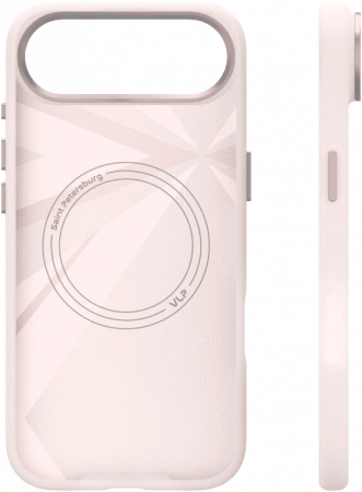 Чехол защитный VLP Aster Pro Case с MagSafe для iPhone 17 Air, розовый